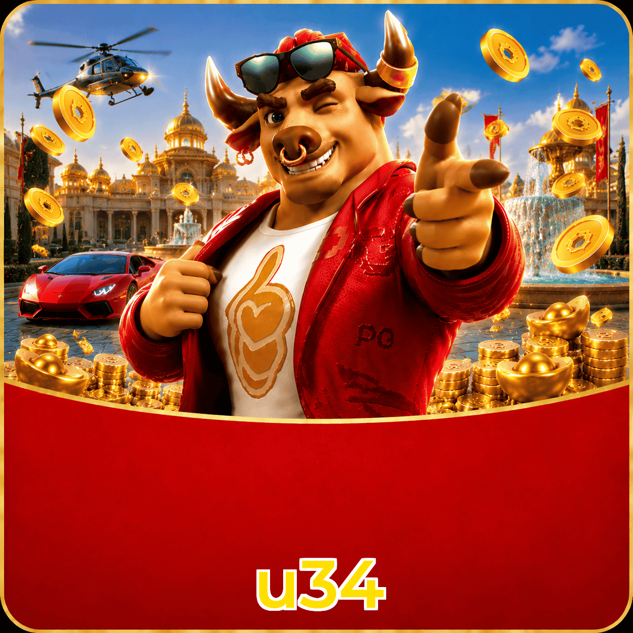 u34 Logo - Bônus com Rollover Justo